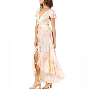 New Moon High Low Tie-Dye Maxi Dress